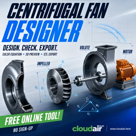 Centrifugal fan designer